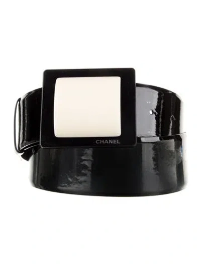 Pre-owned Chanel Vintage 2007 Belt In Black