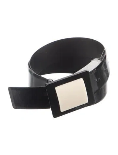 Pre-owned Chanel Vintage 2007 Belt In Black