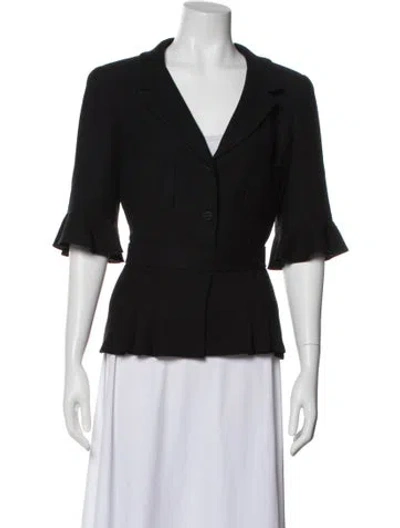 Pre-owned Chanel Vintage 2007 Blazer In Black