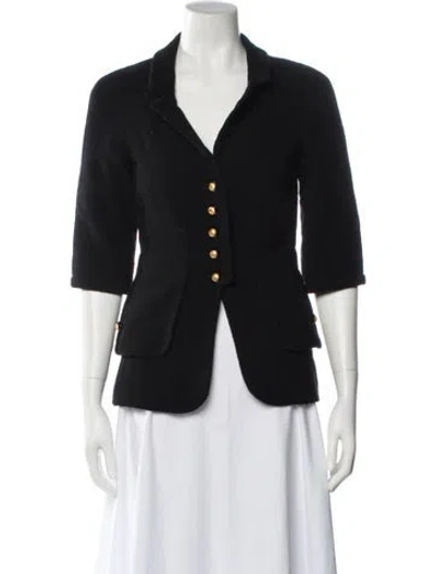 Pre-owned Chanel Vintage 2007 Blazer In Black
