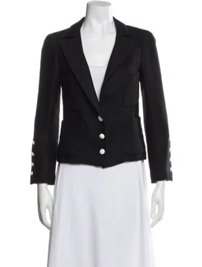 Pre-owned Chanel Vintage 2007 Blazer In Black