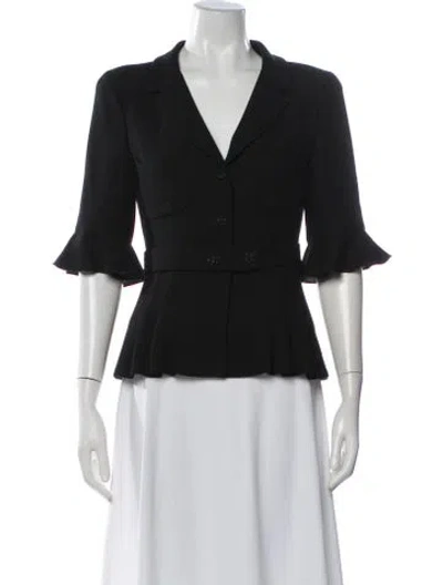 Pre-owned Chanel Vintage 2007 Blazer In Black