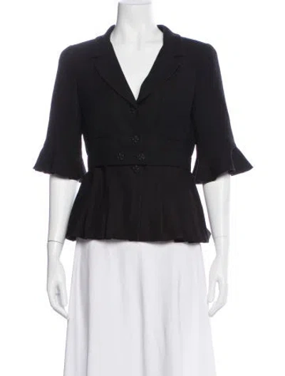 Pre-owned Chanel Vintage 2007 Blazer In Black