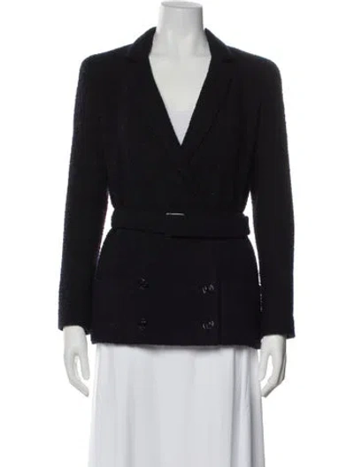 Pre-owned Chanel Vintage 2007 Blazer In Blue