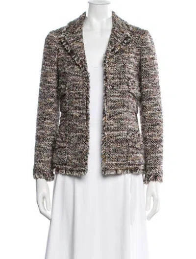 Pre-owned Chanel Vintage 2007 Blazer In Brown