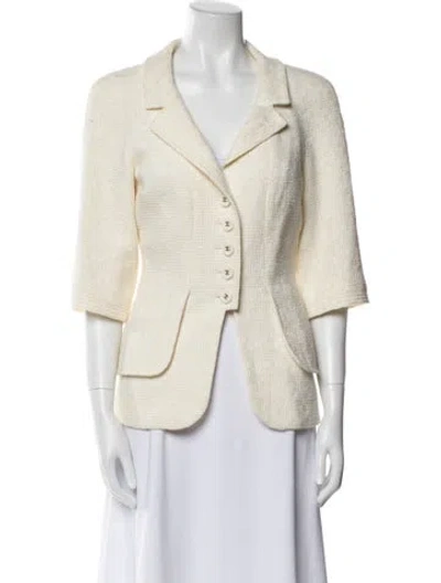 Pre-owned Chanel Vintage 2007 Blazer In Neutral