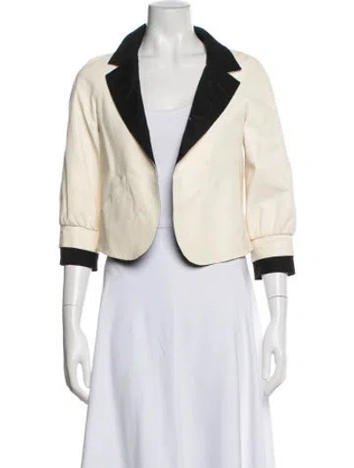 Pre-owned Chanel Vintage 2007 Blazer In Neutrals