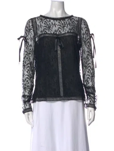 Pre-owned Chanel Vintage 2007 Blouse In Black