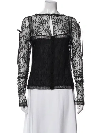 Pre-owned Chanel Vintage 2007 Blouse In Black