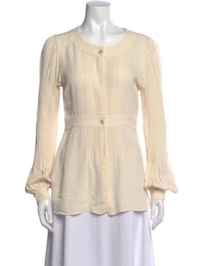 Pre-owned Chanel Vintage 2007 Blouse In Neutral