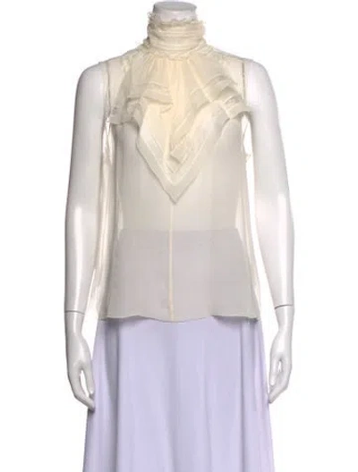Pre-owned Chanel Vintage 2007 Blouse In Neutrals
