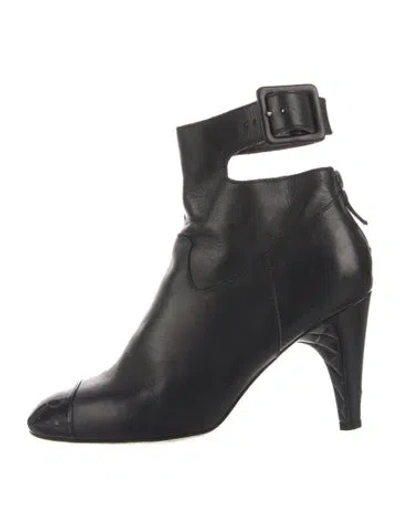 Pre-owned Chanel Vintage 2007 Boots In Black
