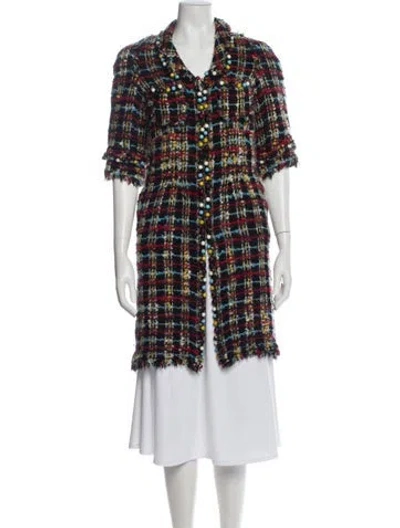 Pre-owned Chanel Vintage 2007 Coat In Black