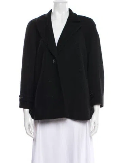 Pre-owned Chanel Vintage 2007 Coat In Black