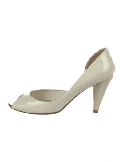 Pre-owned Chanel Vintage 2007 D'orsay Pumps In Neutral