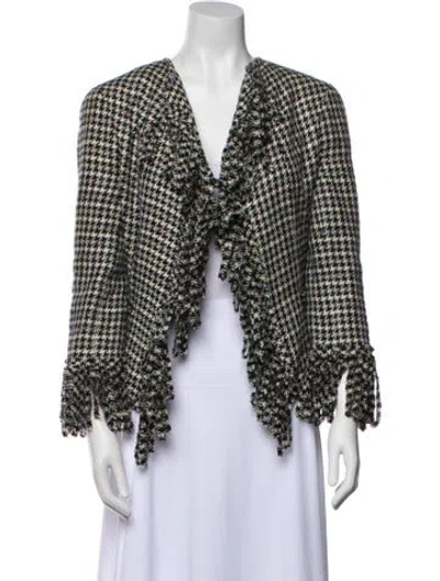 Pre-owned Chanel Vintage 2007 Evening Jacket In Black