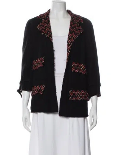 Pre-owned Chanel Vintage 2007 Evening Jacket In Black