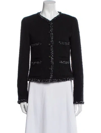 Pre-owned Chanel Vintage 2007 Evening Jacket In Black