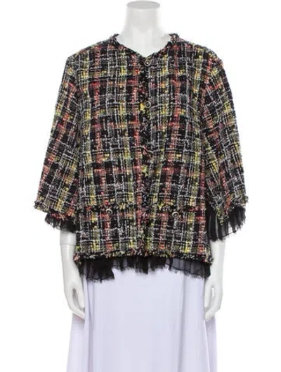 Pre-owned Chanel Vintage 2007 Evening Jacket In Black