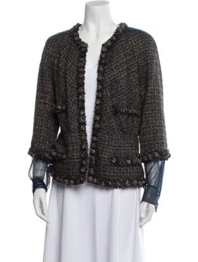 Pre-owned Chanel Vintage 2007 Evening Jacket In Multi