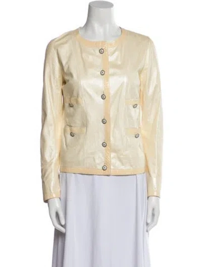 Pre-owned Chanel Vintage 2007 Evening Jacket In Neutral