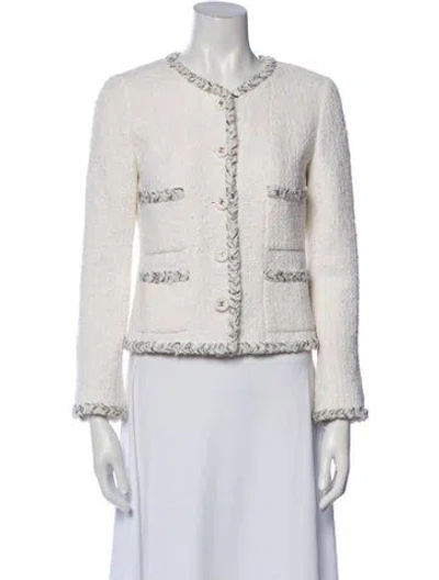 Pre-owned Chanel Vintage 2007 Evening Jacket In Neutral