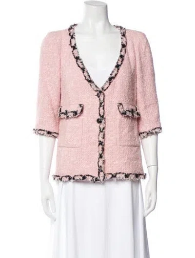 Pre-owned Chanel Vintage 2007 Evening Jacket In Pink