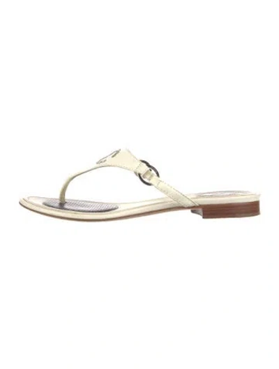 Pre-owned Chanel Vintage 2007 Flip Flops In White