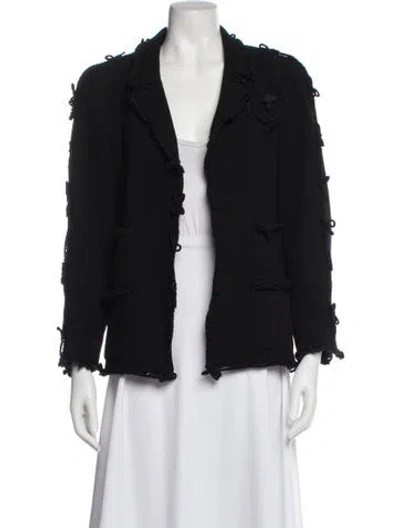 Pre-owned Chanel Vintage 2007 Jacket In Black