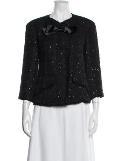 Pre-owned Chanel Vintage 2007 Jacket In Black