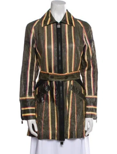Pre-owned Chanel Vintage 2007 Jacket In Green