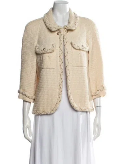 Pre-owned Chanel Vintage 2007 Jacket In Neutrals