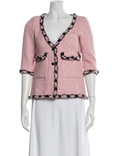 Pre-owned Chanel Vintage 2007 Jacket In Pink