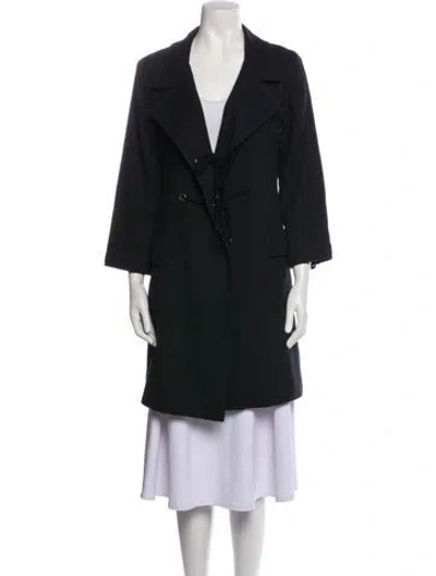 Pre-owned Chanel Vintage 2007 Peacoat In Black