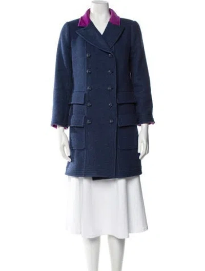 Pre-owned Chanel Vintage 2007 Peacoat In Blue