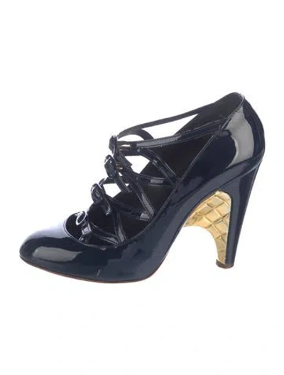Pre-owned Chanel Vintage 2007 Pumps In Blue