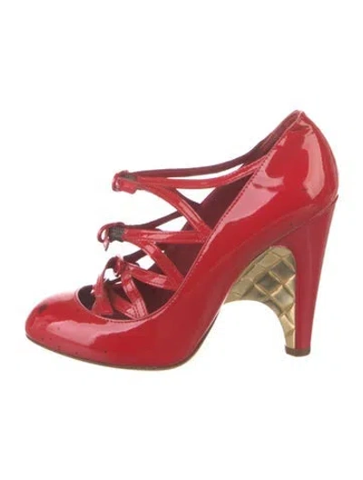 Pre-owned Chanel Vintage 2007 Pumps In Red