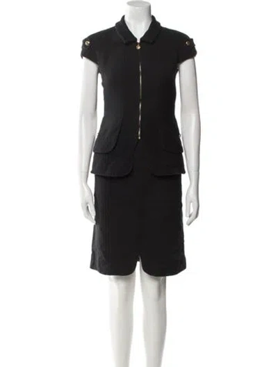 Pre-owned Chanel Vintage 2007 Skirt Set In Black
