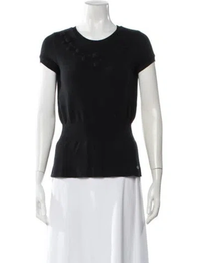 Pre-owned Chanel Vintage 2007 Sweater In Black