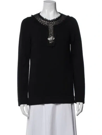 Pre-owned Chanel Vintage 2007 Sweater In Black