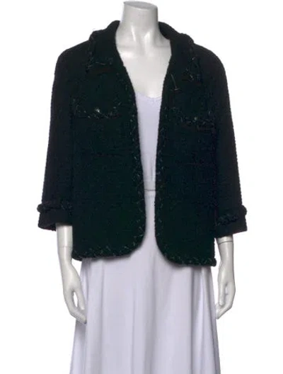 Pre-owned Chanel Vintage 2007 Sweater In Black