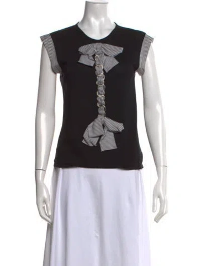 Pre-owned Chanel Vintage 2007 Sweater In Black