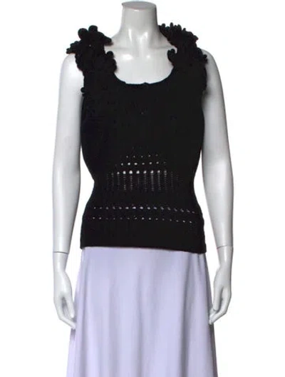 Pre-owned Chanel Vintage 2007 Sweater In Black