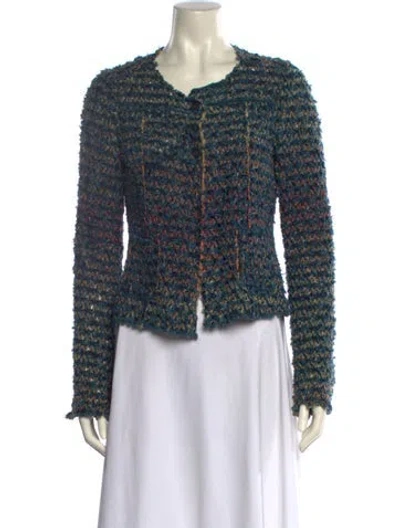 Pre-owned Chanel Vintage 2007 Sweater In Blue