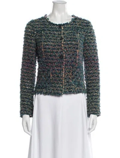 Pre-owned Chanel Vintage 2007 Sweater In Blue