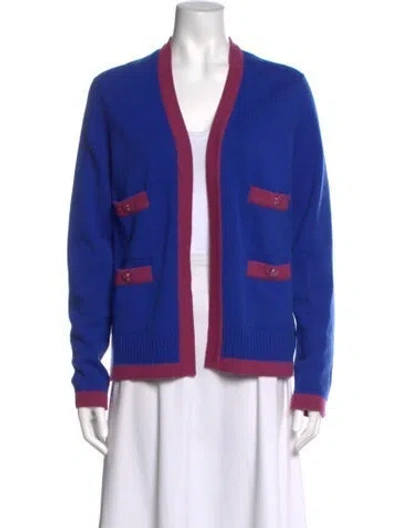 Pre-owned Chanel Vintage 2007 Sweater In Blue