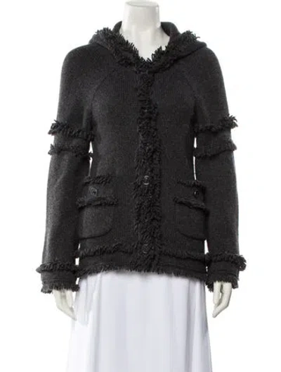 Pre-owned Chanel Vintage 2007 Sweater In Gray