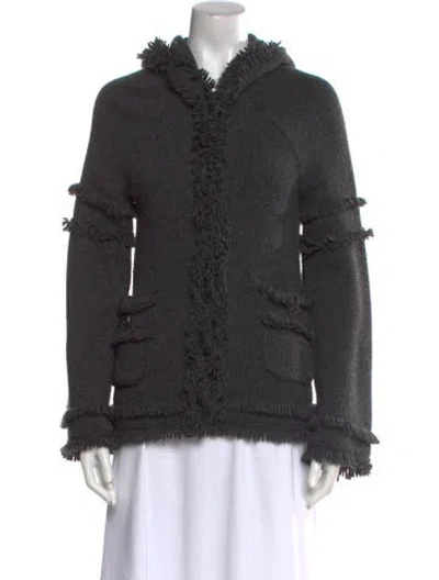 Pre-owned Chanel Vintage 2007 Sweater In Gray