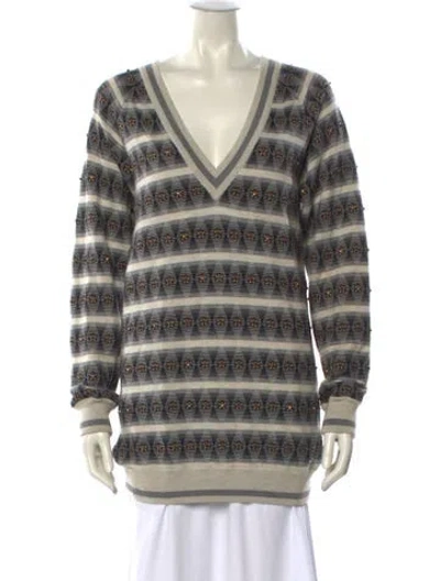 Pre-owned Chanel Vintage 2007 Sweater In Neutral