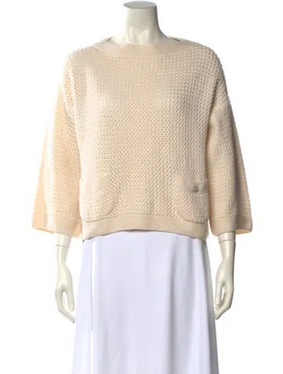 Pre-owned Chanel Vintage 2007 Sweater In Neutral